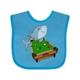 thumbnail image 1 of Inktastic Pool Shark Boys or Girls Baby Bib, 1 of 4