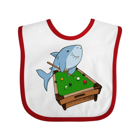 Inktastic Pool Shark Boys or Girls Baby Bib