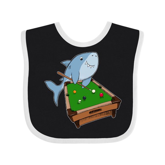 Inktastic Pool Shark Boys or Girls Baby Bib