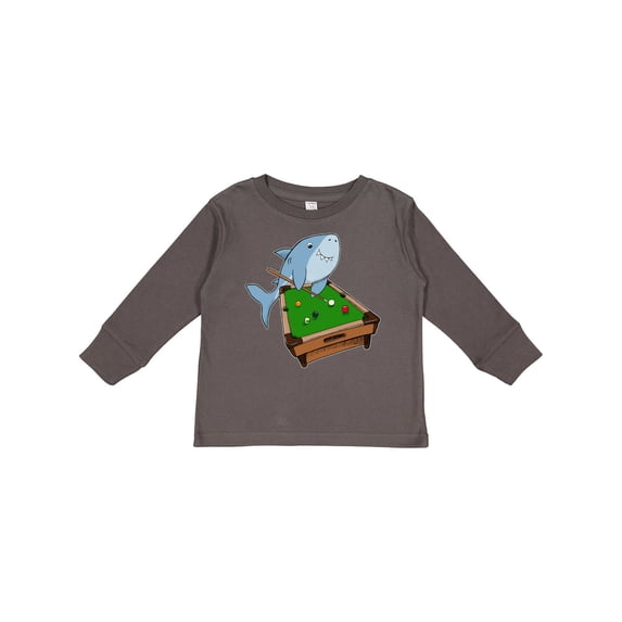 Inktastic Pool Shark Boys or Girls Long Sleeve Toddler T-Shirt