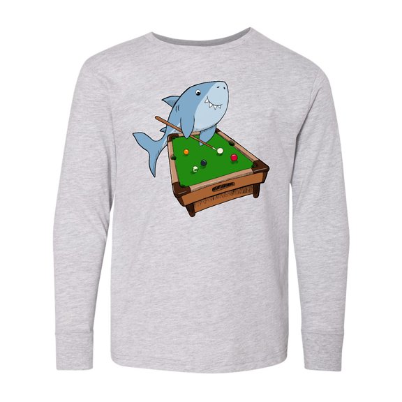 Inktastic Pool Shark Long Sleeve Youth T-Shirt
