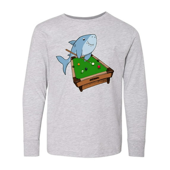 Inktastic Pool Shark Long Sleeve Youth T-Shirt
