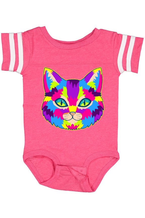 Pop Art Cat Boys or Girls Baby Bodysuit