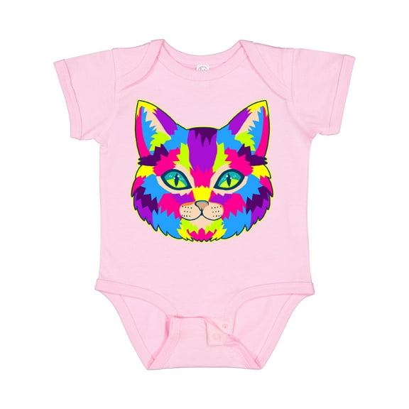Inktastic Pop Art Cat Boys or Girls Baby Bodysuit