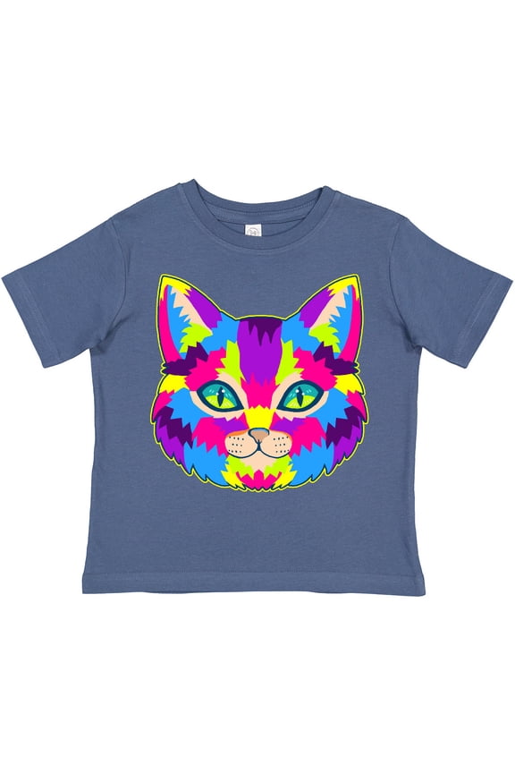 Pop Art Cat Boys or Girls Toddler T-Shirt