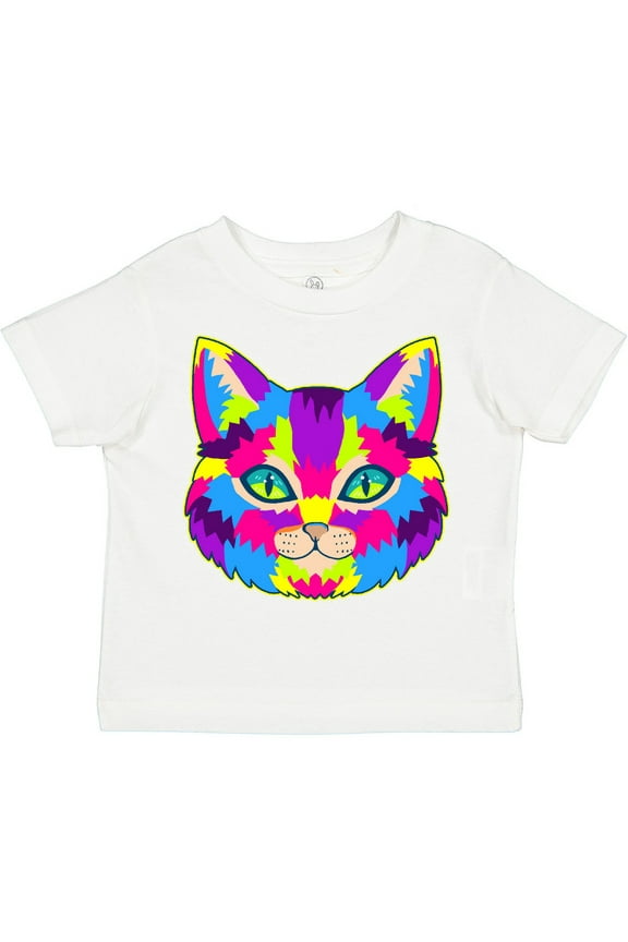 Pop Art Cat Boys or Girls Toddler T-Shirt