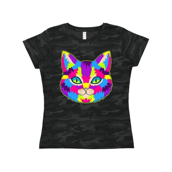 Inktastic Pop Art Cat Women's T-Shirt