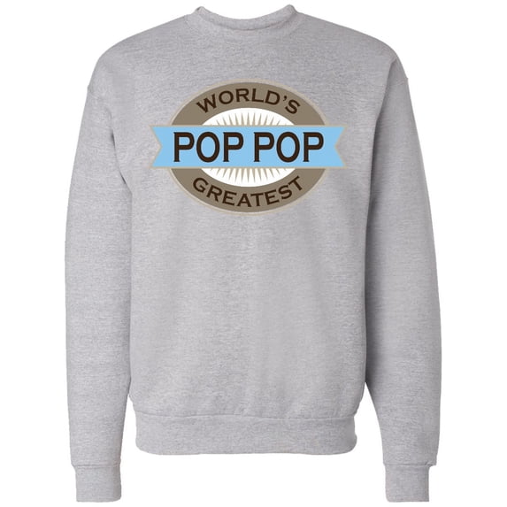 Inktastic Pop Pop Worlds Greatest Adult Sweatshirt