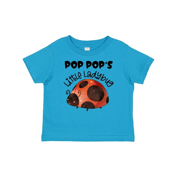Inktastic Pop Pop's Little Ladybug Boys or Girls Baby T-Shirt