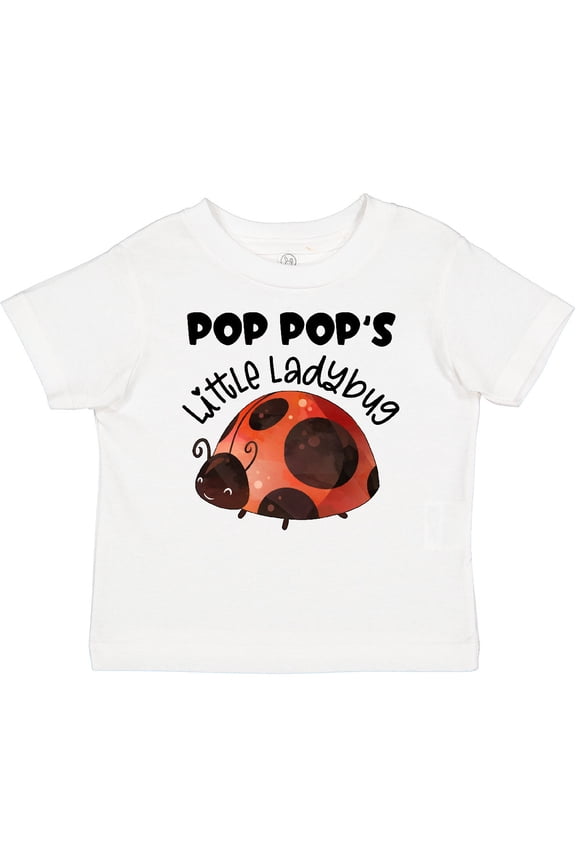 Pop Pop's Little Ladybug Boys or Girls Baby T-Shirt