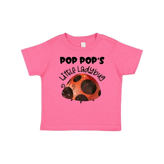 Inktastic Pop Pop's Little Ladybug Boys or Girls Baby T-Shirt