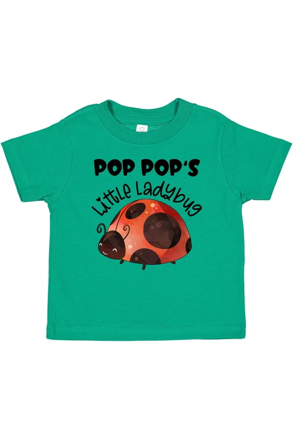 Pop Pop's Little Ladybug Boys or Girls Baby T-Shirt
