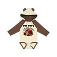 thumbnail image 1 of Inktastic Pop Pop's Little Ladybug Boys or Girls Long Sleeve Baby Bodysuit, 1 of 5