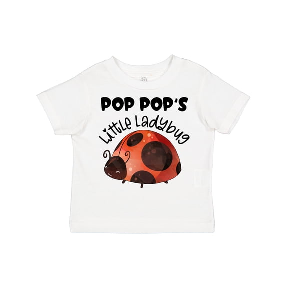 Inktastic Pop Pop's Little Ladybug Boys or Girls Toddler T-Shirt
