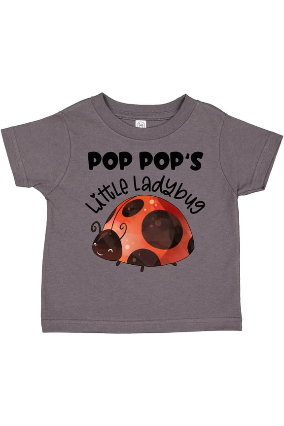 Pop Pop's Little Ladybug Boys or Girls Toddler T-Shirt