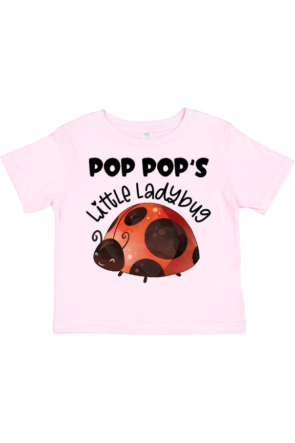 Pop Pop's Little Ladybug Boys or Girls Toddler T-Shirt