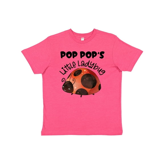 Inktastic Pop Pop's Little Ladybug Youth T-Shirt
