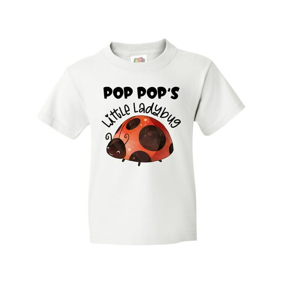 Inktastic Pop Pop's Little Ladybug Youth T-Shirt