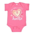thumbnail image 1 of Inktastic Pop Pop's Little Sweetie with Pink Heart Cookie Boys or Girls Baby Bodysuit, 1 of 5