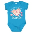 thumbnail image 1 of Inktastic Pop Pop's Little Sweetie with Pink Heart Cookie Boys or Girls Baby Bodysuit, 1 of 5