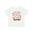 thumbnail image 1 of Inktastic Pop Pop's Little Sweetie with Pink Heart Cookie Boys or Girls Baby T-Shirt, 1 of 5
