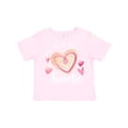 thumbnail image 1 of Inktastic Pop Pop's Little Sweetie with Pink Heart Cookie Boys or Girls Toddler T-Shirt, 1 of 5