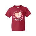 thumbnail image 1 of Inktastic Pop Pop's Little Sweetie with Pink Heart Cookie Youth T-Shirt, 1 of 5