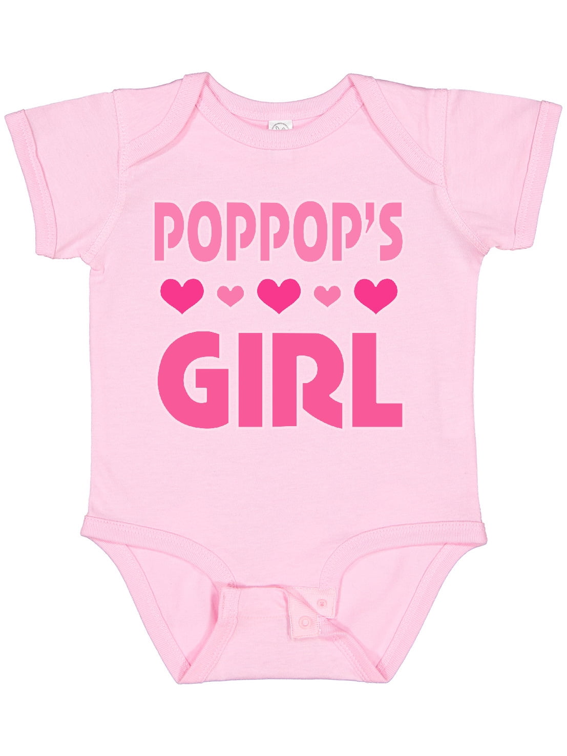 Inktastic Poppop Girl Granddaughter Girls Baby Bodysuit
