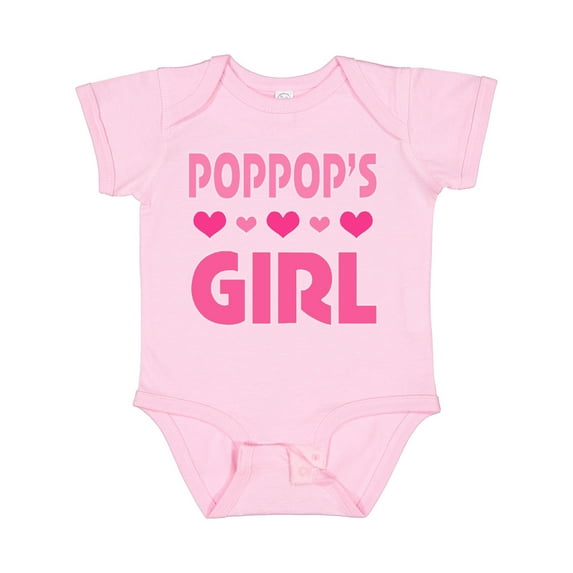 Inktastic Poppop Girl Granddaughter Girls Baby Bodysuit