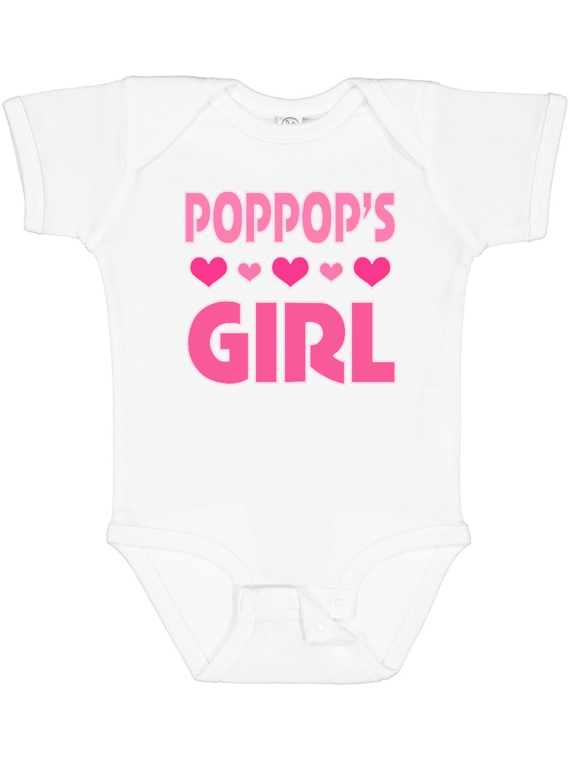 Inktastic Poppop Girl Granddaughter Girls Baby Bodysuit
