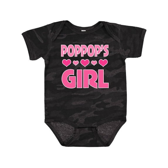 Inktastic Poppop Girl Granddaughter Girls Baby Bodysuit