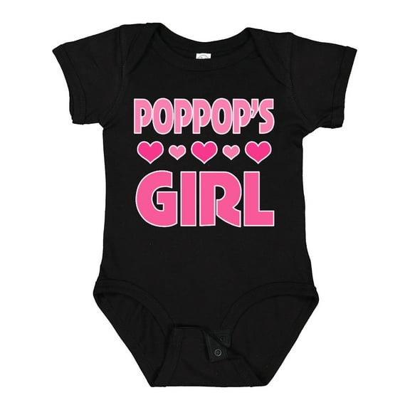 Inktastic Poppop Girl Granddaughter Girls Baby Bodysuit