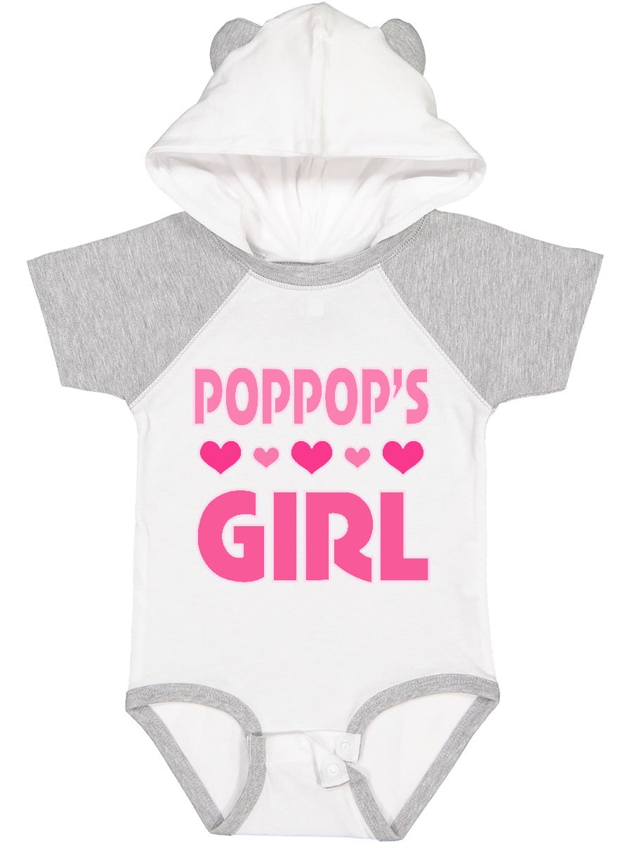 Inktastic Poppop Girl Granddaughter Girls Baby Bodysuit