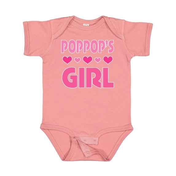 Inktastic Poppop Girl Granddaughter Girls Baby Bodysuit