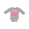 thumbnail image 1 of Inktastic Poppop Girl Granddaughter Girls Long Sleeve Baby Bodysuit, 1 of 5