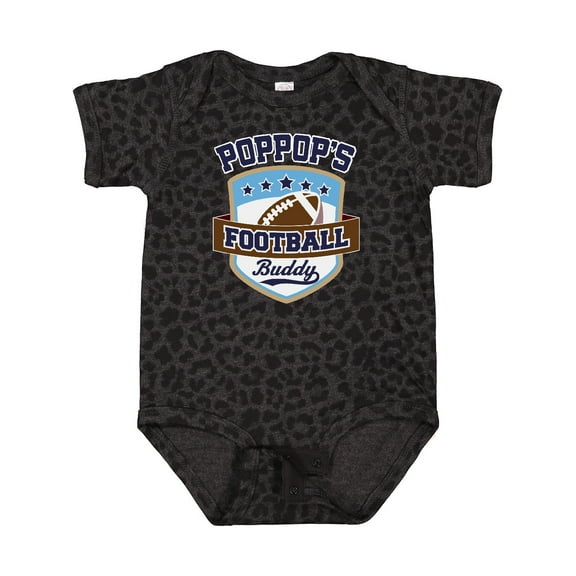 Inktastic Poppop Grandpa Football Buddy Boys or Girls Baby Bodysuit