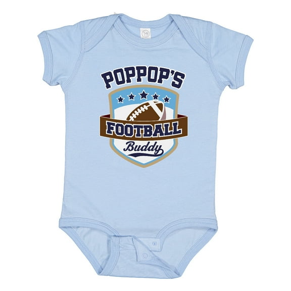 Inktastic Poppop Grandpa Football Buddy Boys or Girls Baby Bodysuit