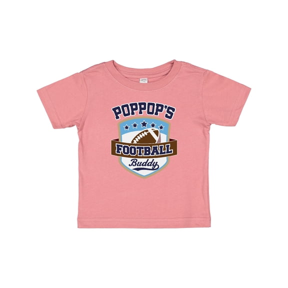 Inktastic PopPop Grandpa Football Buddy Boys or Girls Baby T-Shirt