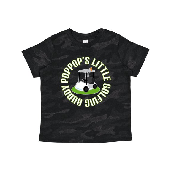 Inktastic PopPop Little Golf Buddy Boys Toddler T-Shirt