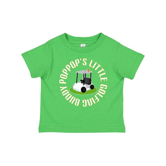 Inktastic PopPop Little Golf Buddy Boys Toddler T-Shirt