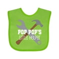 thumbnail image 1 of Inktastic Poppop Little Helper Boys Baby Bib, 1 of 4