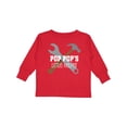 thumbnail image 1 of Inktastic PopPop Little Helper Boys Long Sleeve Toddler T-Shirt, 1 of 5