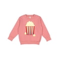 thumbnail image 1 of Inktastic Popcorn Movie Treat Toddler Sweatshirt, 1 of 4