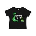 thumbnail image 1 of Inktastic Poppa's Boy Grandson Dinosaur Boys Toddler T-Shirt, 1 of 5