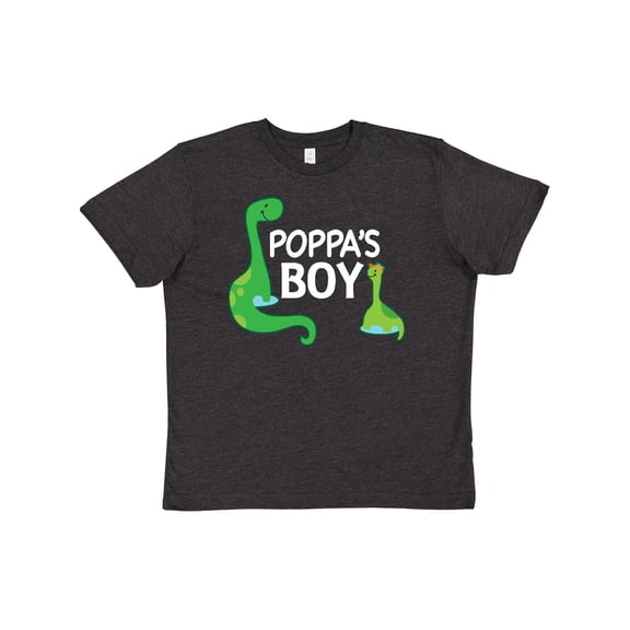 Inktastic Poppa's Boy Grandson Gift Youth T-Shirt