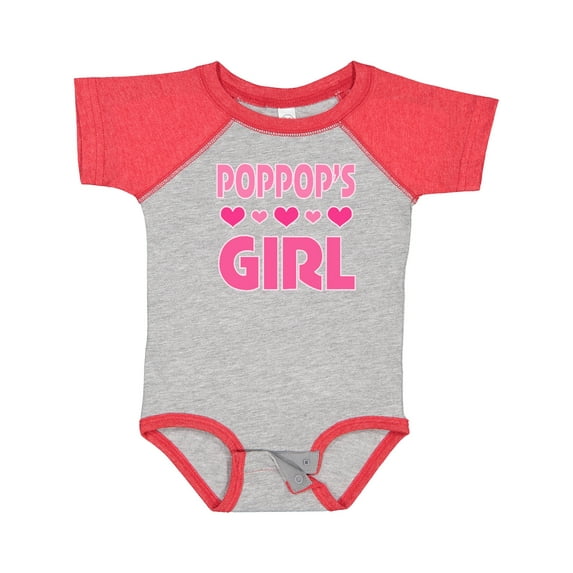 Inktastic Poppop Girl Granddaughter Girls Baby Bodysuit