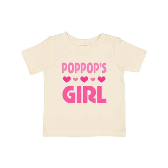 Inktastic Poppop Girl Granddaughter Girls Baby T-Shirt