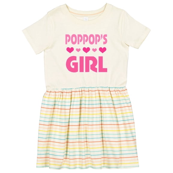 Inktastic Poppop Girl Granddaughter Girls Toddler Dress