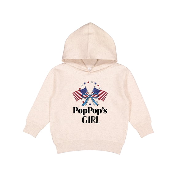 Inktastic Poppop Girl Patriotic Granddaughter Toddler Hoodie