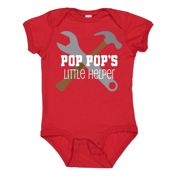 Inktastic Poppop Little Helper Boys Baby Bodysuit